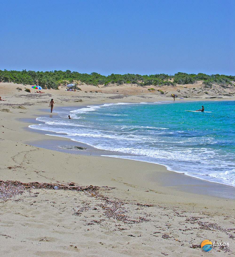 Alyko beach - one of the 10 must see places on Naxos
