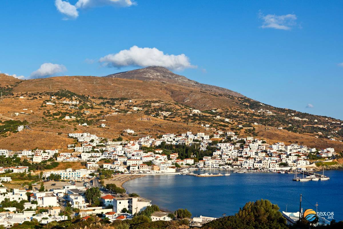 Andros island in Cyclades, Greece