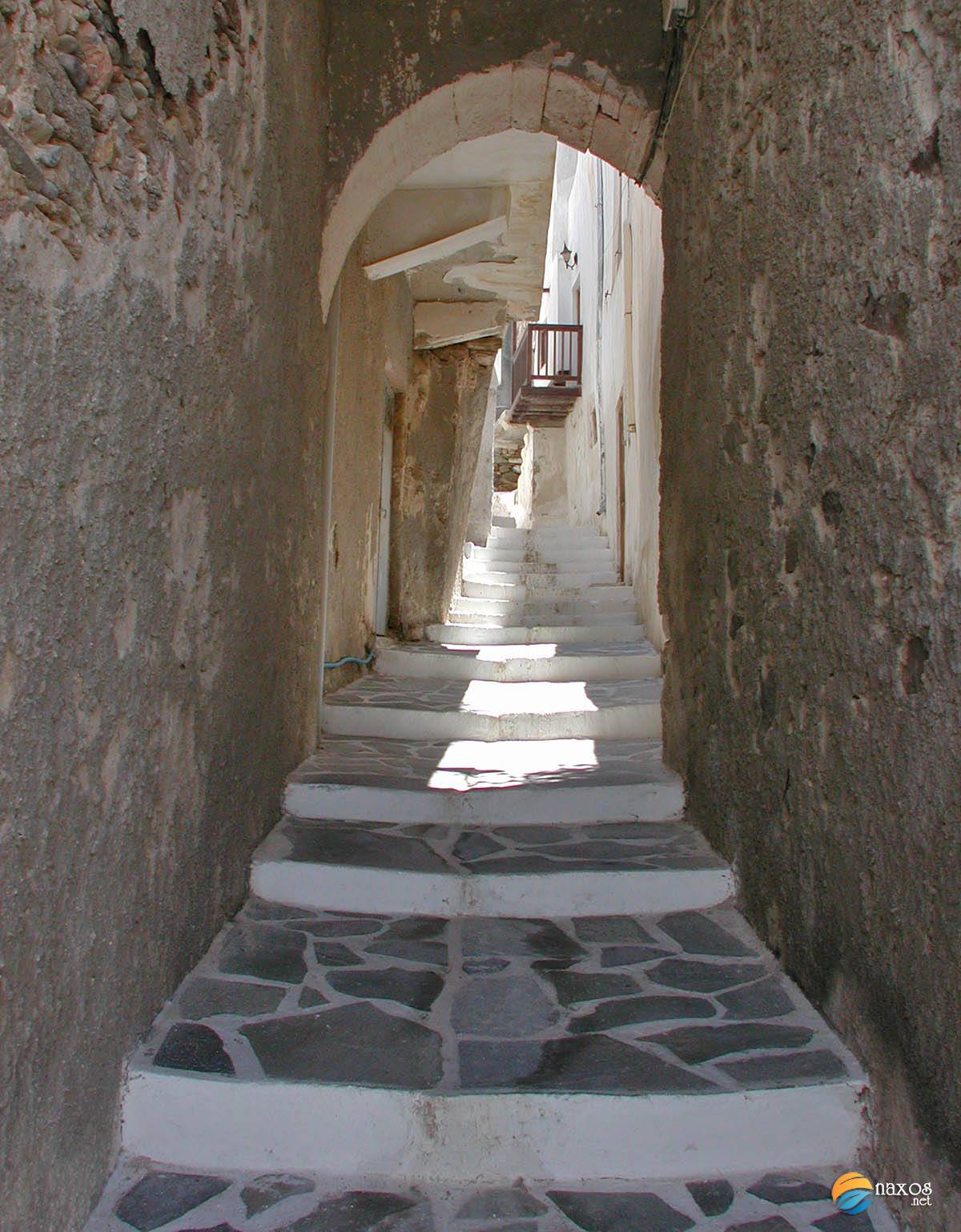 Inside the Venetian castle of Naxos Town