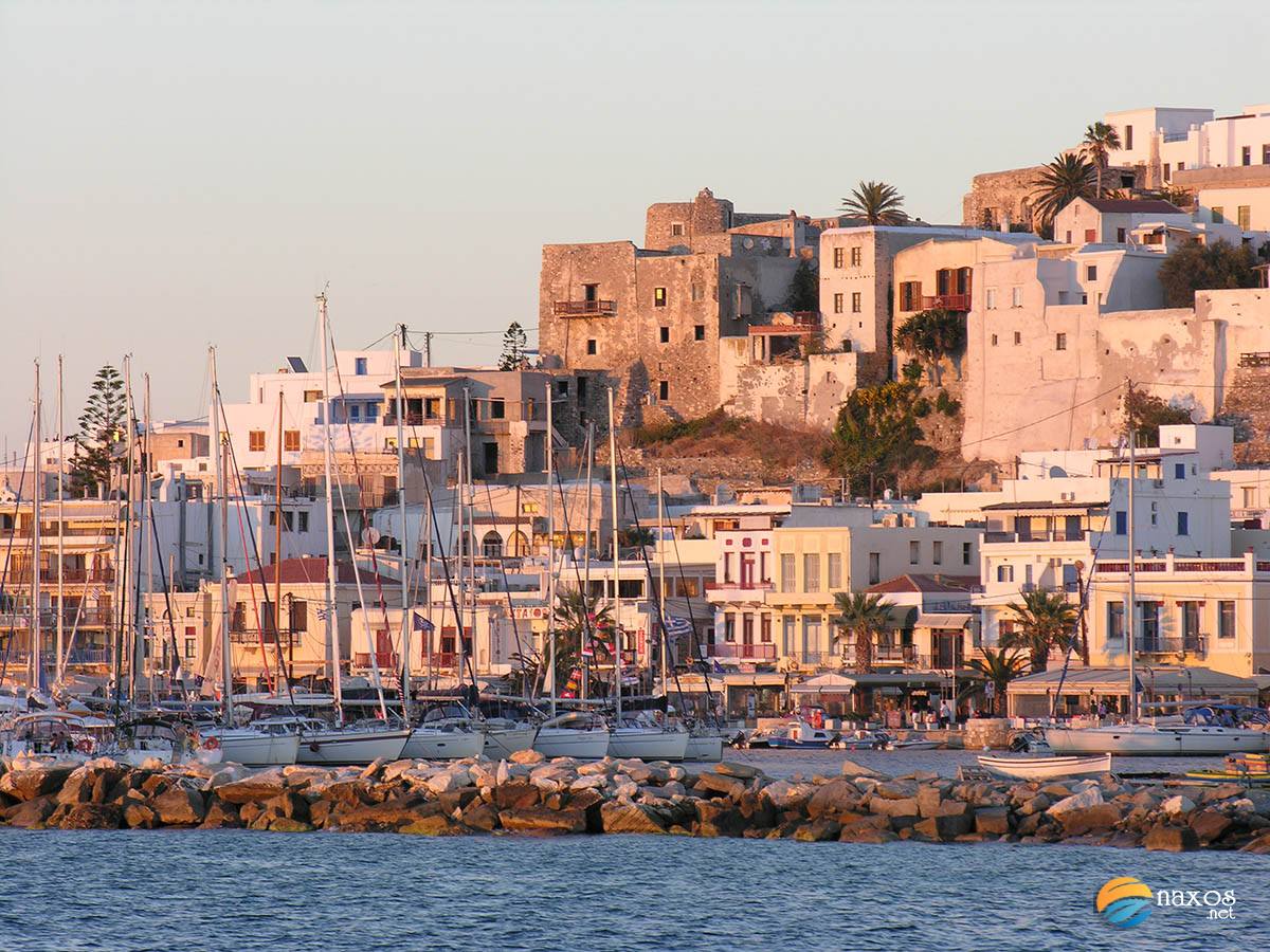 The medieval castle of Naxos Town