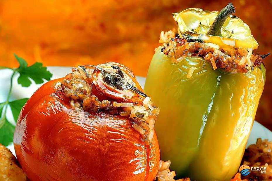Gemista (Stuffed tomatoes and peppers)