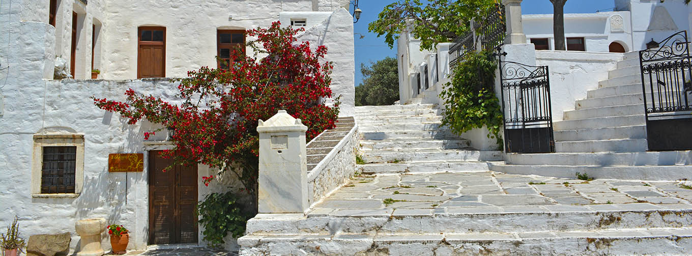 Picturesque villages on Naxos, Greece