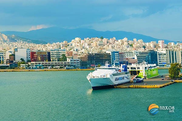 Get to Naxos by ferry from Piraeus port.