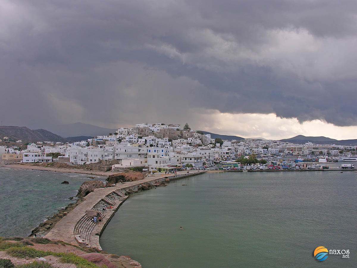 Weather forecast for Naxos (photo taken during autumn)