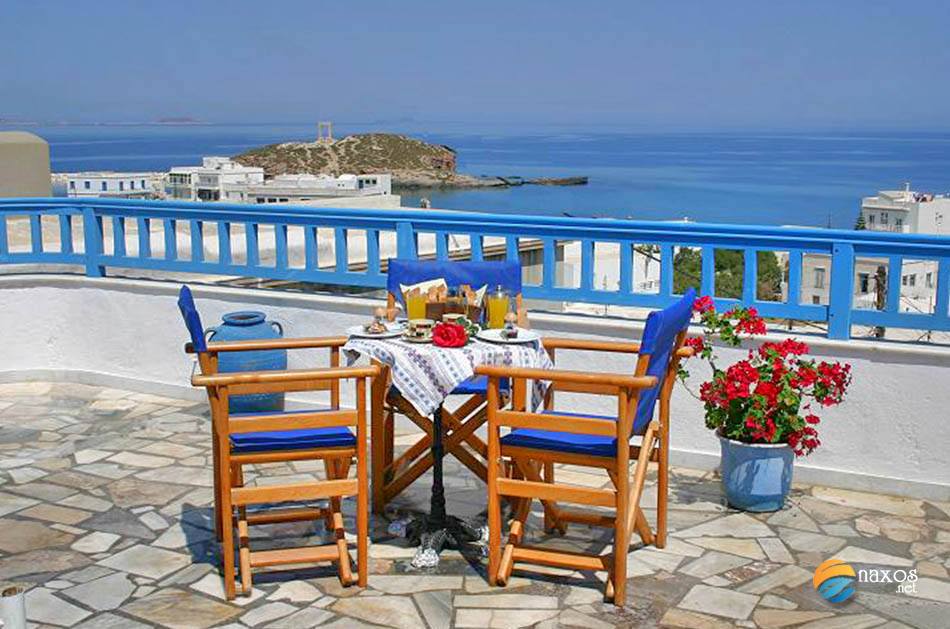 View from Anixis Hotel, Naxos