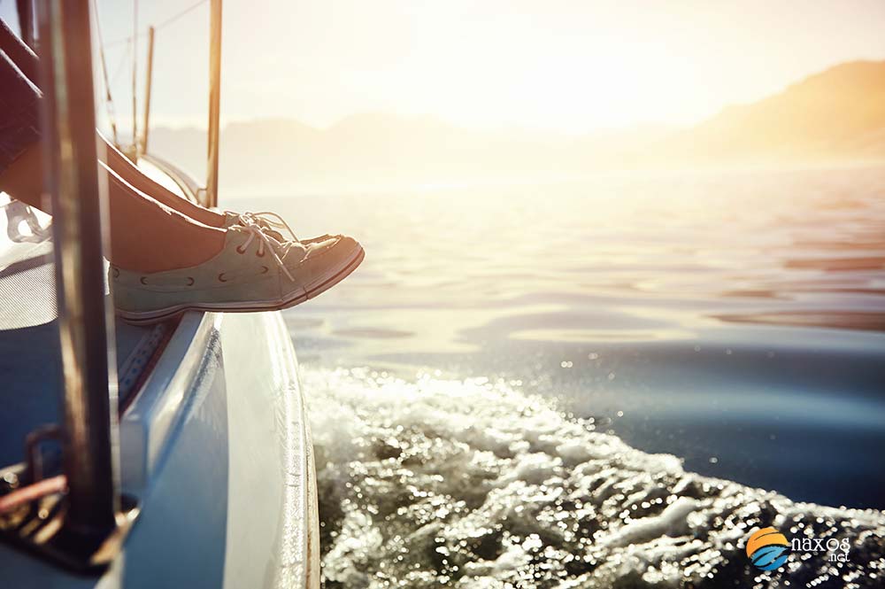 Naxos island sailing