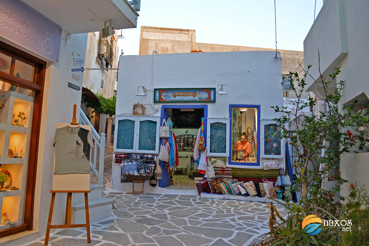 The old market of Naxos Town