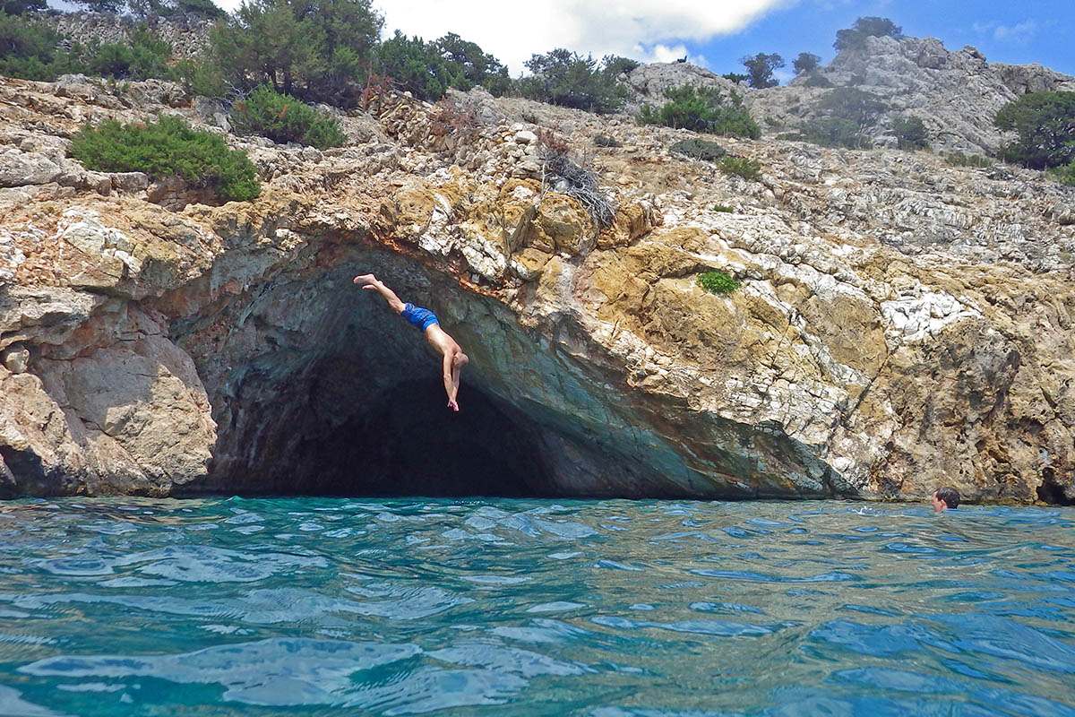 Naxos, Sailing into the Aegean Sea