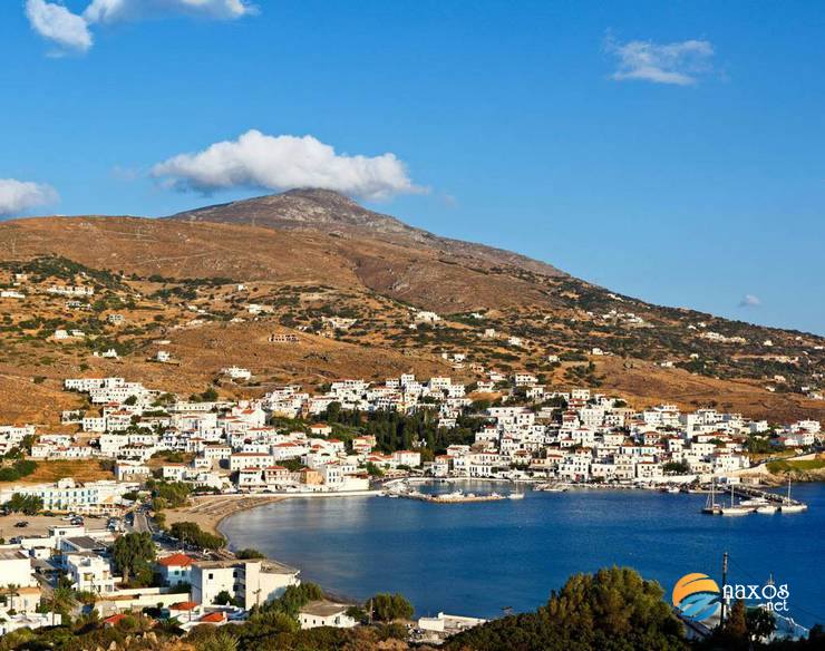 Andros City, Andros Island, Cyclades, Greece - coastal landscape