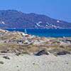 Plaka beach sand dunes