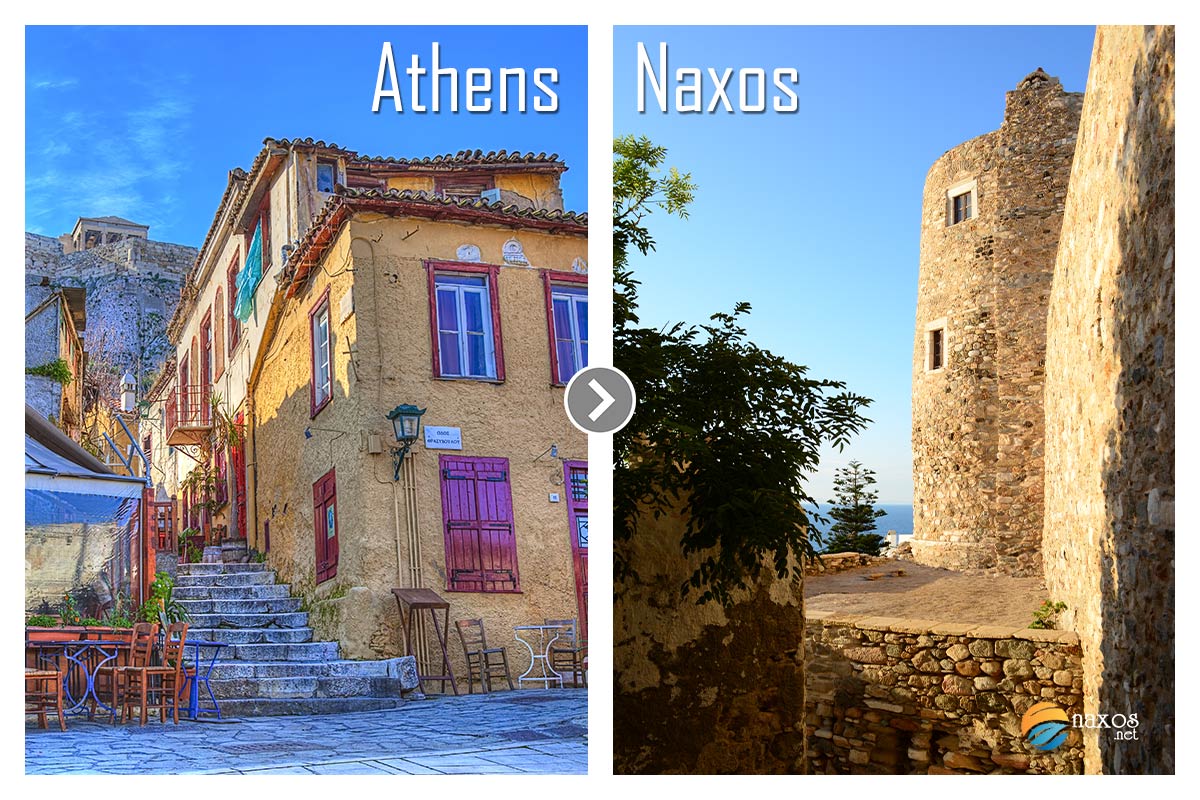 Athens to Naxos, travel information