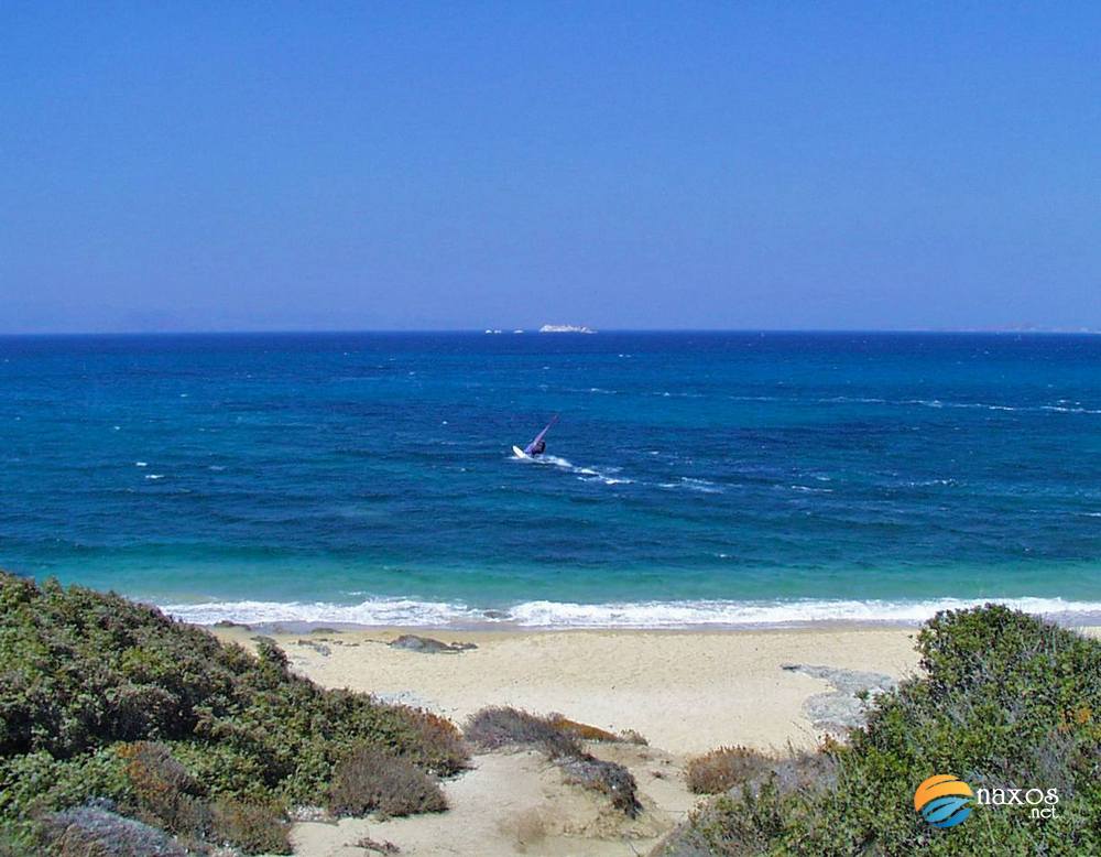 Mikri Vigla beach of Naxos