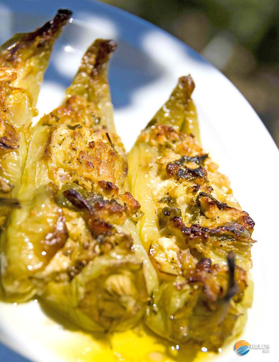 Stuffed peppers with cheese