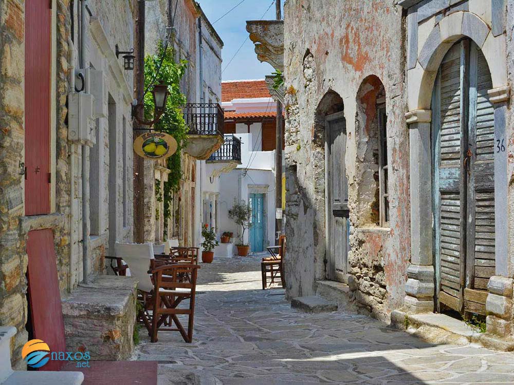 The traditional villages of Naxos