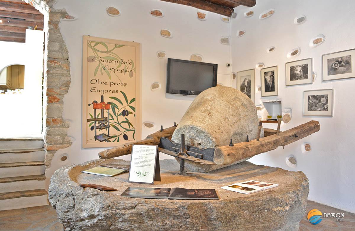 The olive press museum at Eggares village