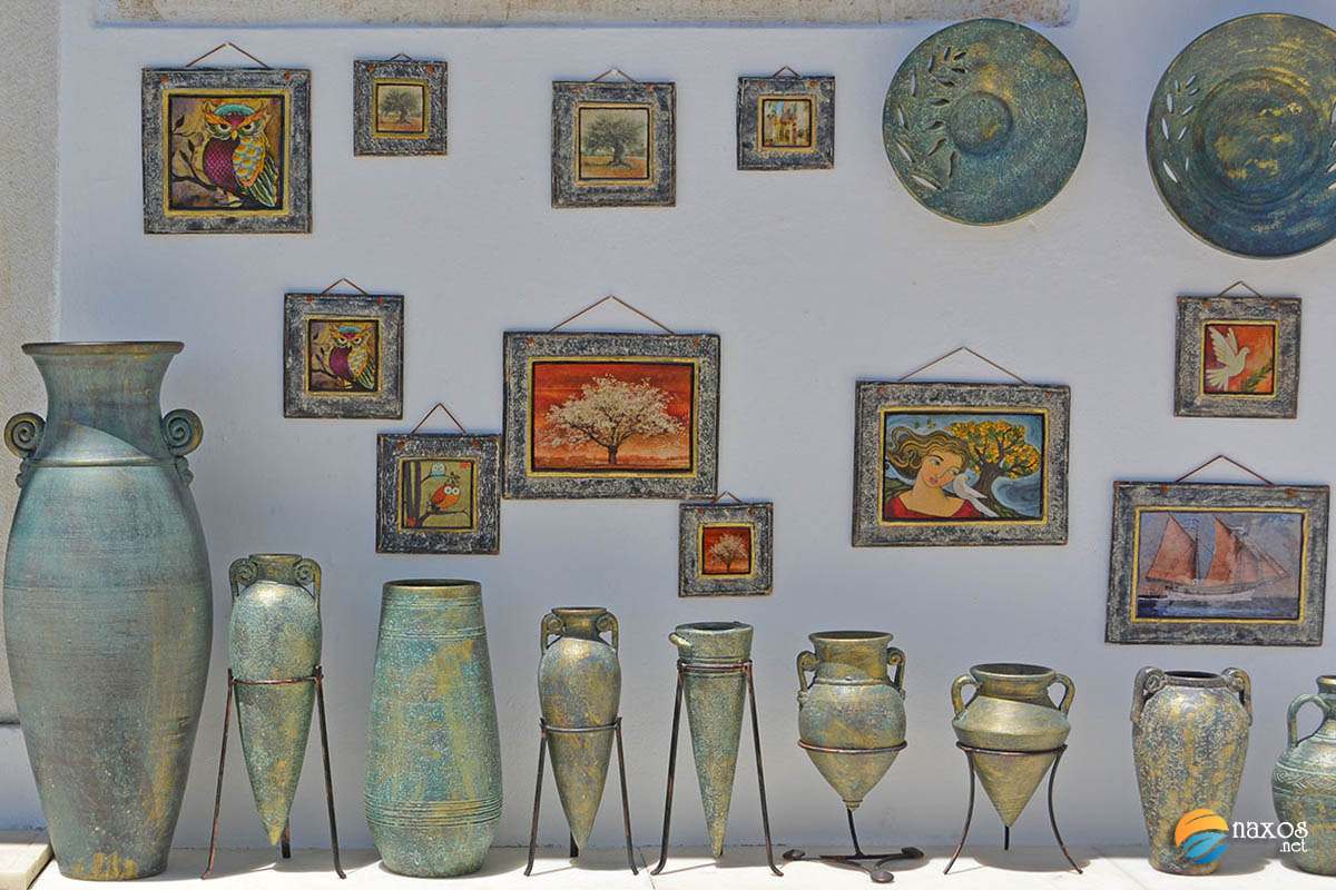 Shopping for souvenirs on Naxos
