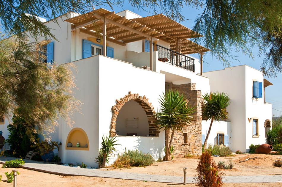 Villa Holiday Beach, Plaka beach, Naxos Greece